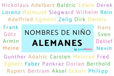 650 nombres alemanes de niño y su significado